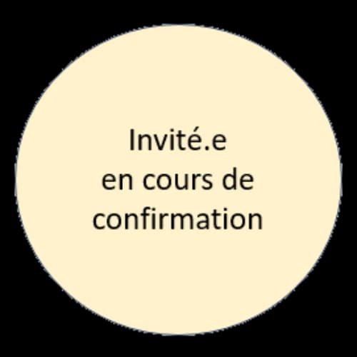 un.e invité.e en cours de confirmation